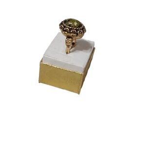 SARAH COVENTRY POISON PERFUME CLEOPATRA AJUSTABLE COCKTAIL RING  SIZE 5.5